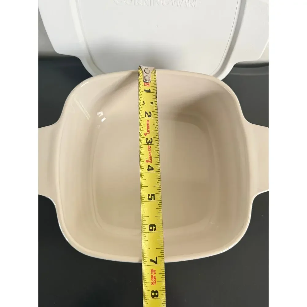 Vintage CorningWare casserole baking dishes Forever Yours pattern pink heart lid